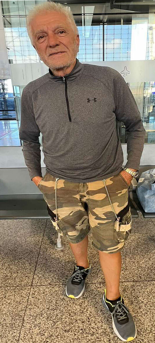 Petar Ilić nakon što je pronađen