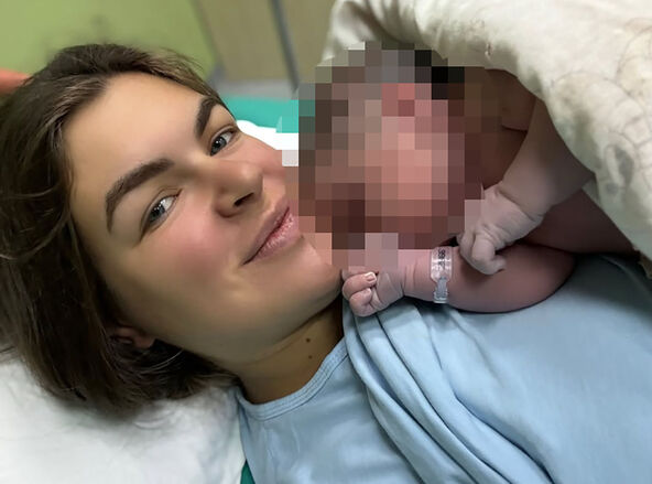 Objava Nine Maljević sa bebom
