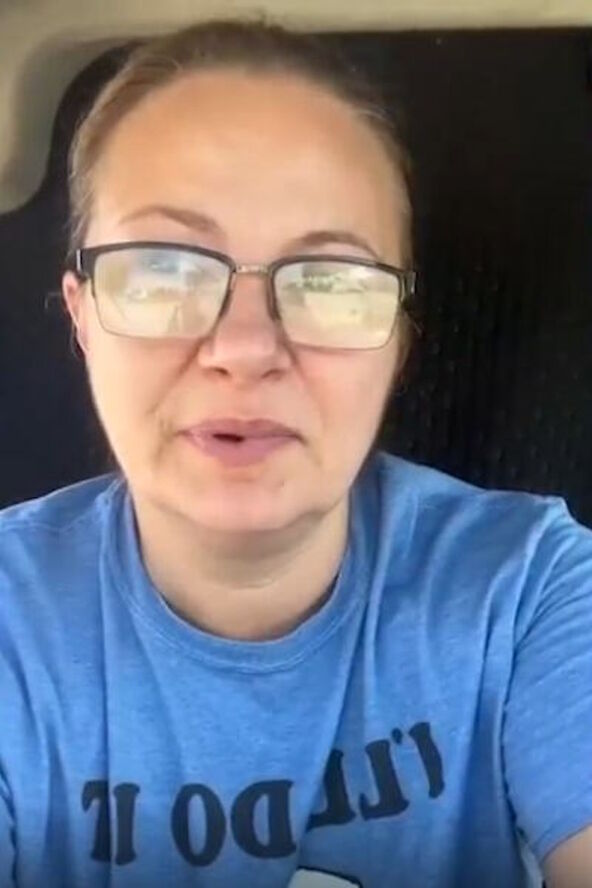 Anica Milenković vozi kamion