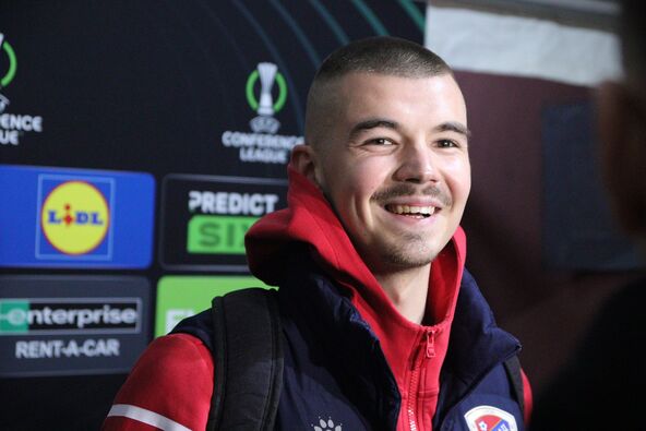 David Vuković u opremi Borca iz Banjaluke.