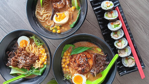 Ramen i Suši