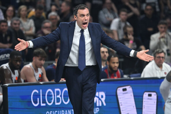 Paolo Galibijati na utakmici u Beogradskoj areni protiv Partizana