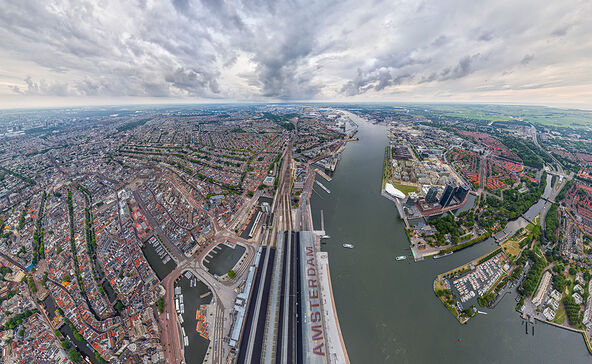 Amsterdam iz ptičije perspektive
