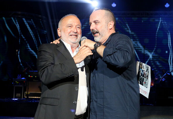 Mirko Cetinski na koncertu sina Tonija