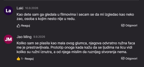 Klaus Kinski komentari