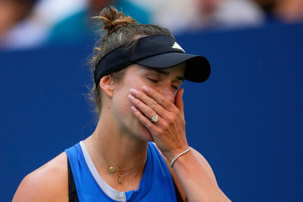 Elina Svitolina plače na terenu