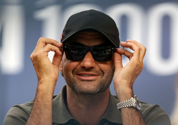 Rodžer Federer s naočarima.