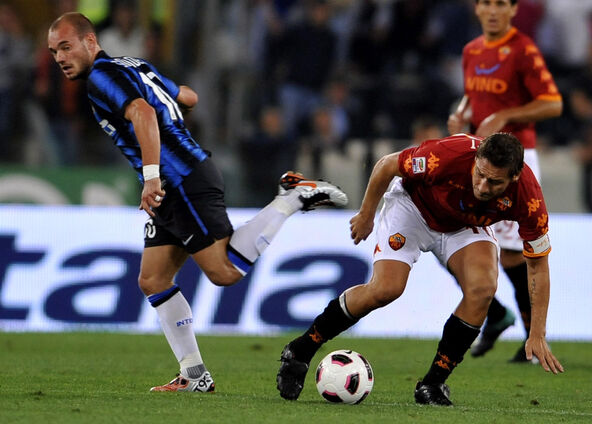 Vesli Snajder i Frančesko Toti u duelu na Inter Roma