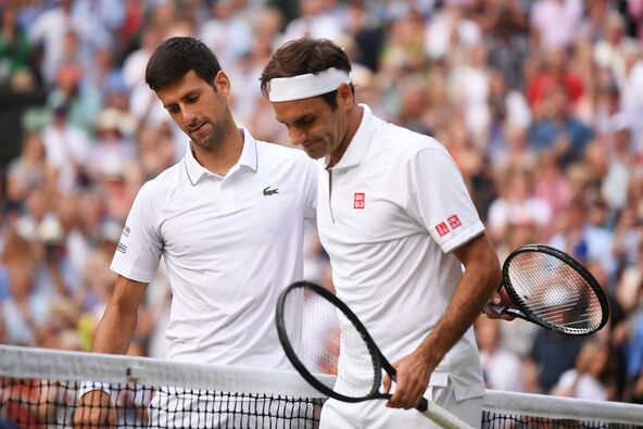 Federer i Đoković na Vimbldonu 2019.
