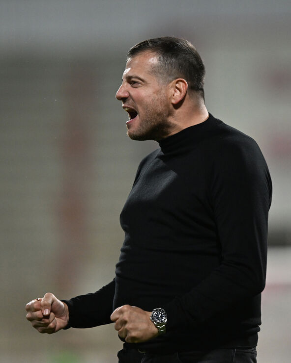 Nenad Lalatović na utakmici Radnički Niš Novi Pazar
