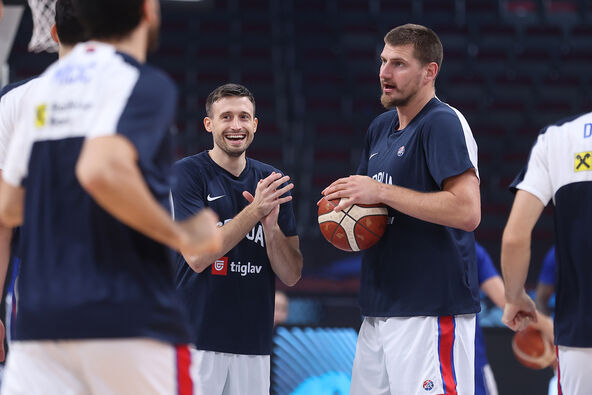 Aleksa Avramović i Nikola Jokić