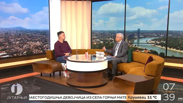 Zoran Stanojević u Jutarnjem programu