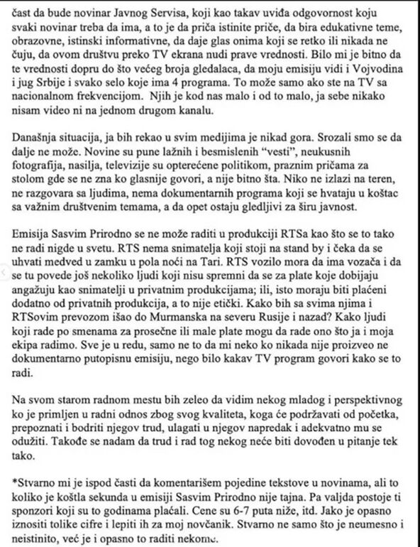 saopštenje Jovana Memedovića