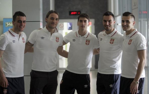 Filip Kostić, Nemanja Gudelj, Filip Đuričić, Ivan Obradović i Dušan Tadić