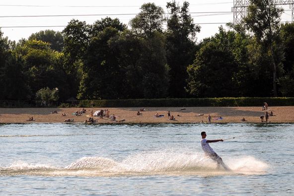 Vrućina u Beogradu, rashladite se sportom na Adi Ciganliji.
