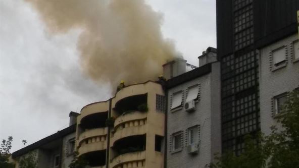 Beograd: Požar u potkrovlju, nema povređenih