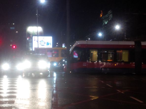 Beograd - Tramvaj izleteo iz šina u Nemanjinoj