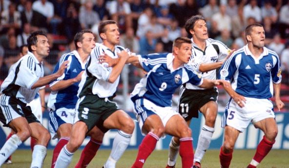 Detalj sa utakmice Jugoslavija - Slovenija