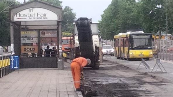 Beograd -gužve kod Sajma