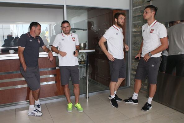 Aleksandar Katai na okupljanju reprezentacije u Staroj Pazovi