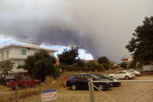 Letovanje u Grčkoj - požar na Tasosu