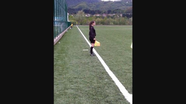 Ženski fudbalski sudija iz Berana Nina Obradović