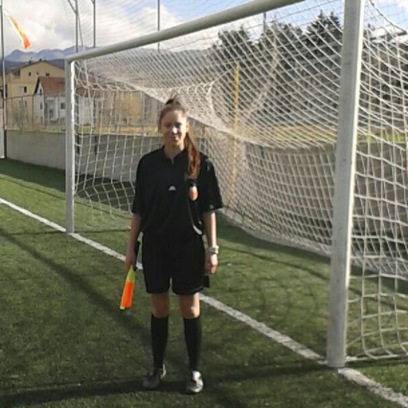 Ženski fudbalski sudija iz Berana Nina Obradović