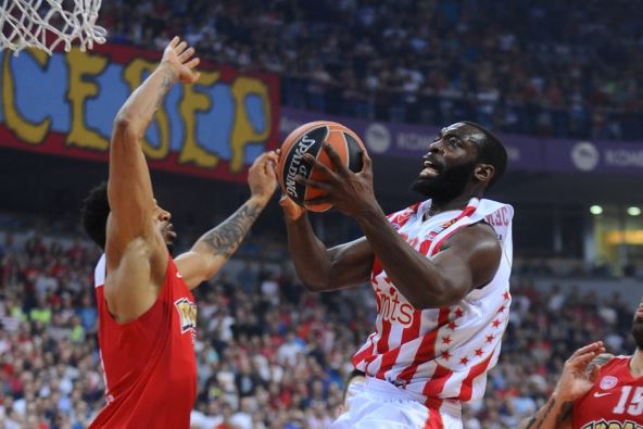 Crvena zvezda - Olimpijakos 64-66, Evroliga 2017