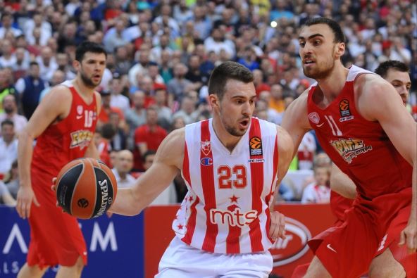 Crvena zvezda - Olimpijakos 64-66, Evroliga 2017