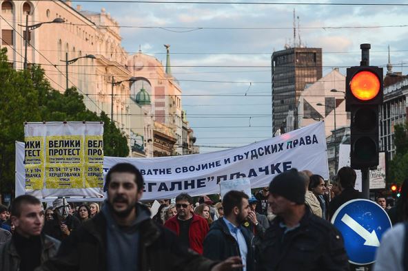 Beograd: Na prostestu se okupilo 150 ljudi