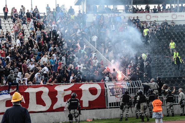 VIDEO: Sukob Grobari i Delije finale Kup Srbije