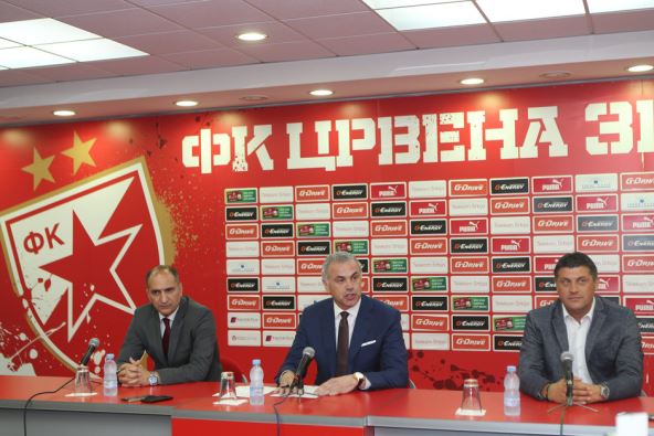 FK Crvena zvezda promocija Vladan Milojević Mitar Mrkela