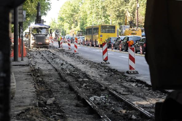 Radovi na Slaviji i Bulevaru Oslobodjenja (FOTO)