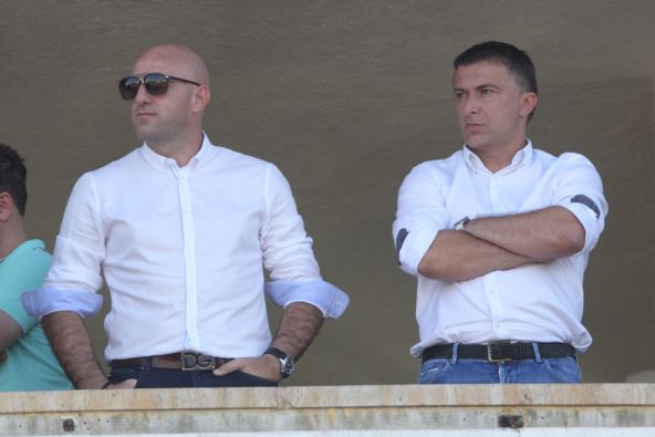 Funkcioneri Čukaričkog Nenad Mirosavljević i Vladimir Matijašević