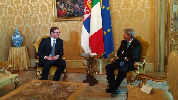 Vučić u Rimu
