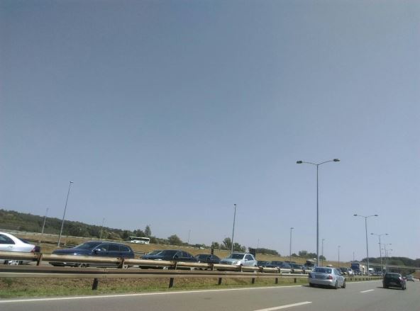 Autoput Niš Beograd zastoj zbog udesa