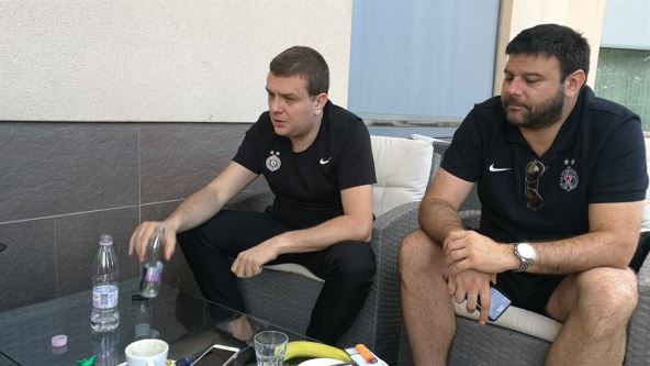 Miloš Vazura Vladimir Stojković Pripreme Partizana