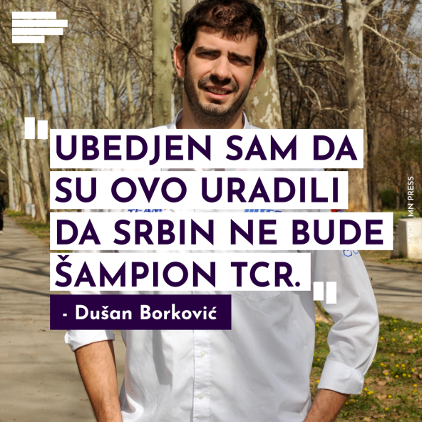 TCR šampionat: Dušan Borković treći u Evropi