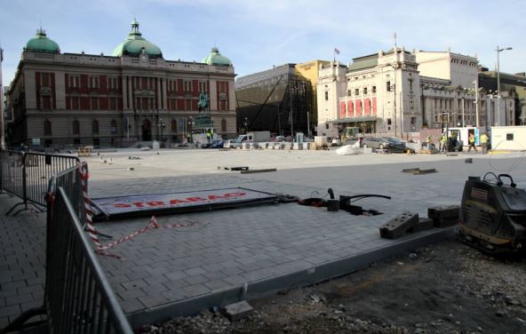 Trg Republike - radovi