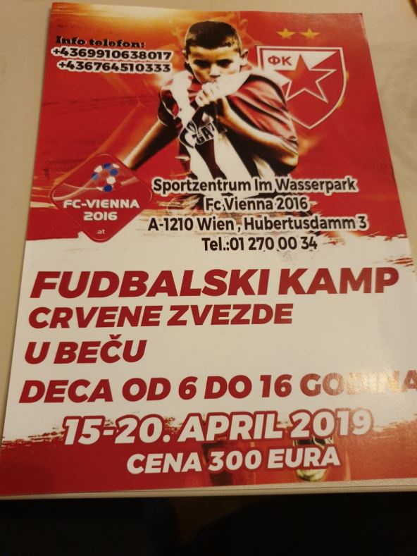 Crvena zvezda kamp Beč
