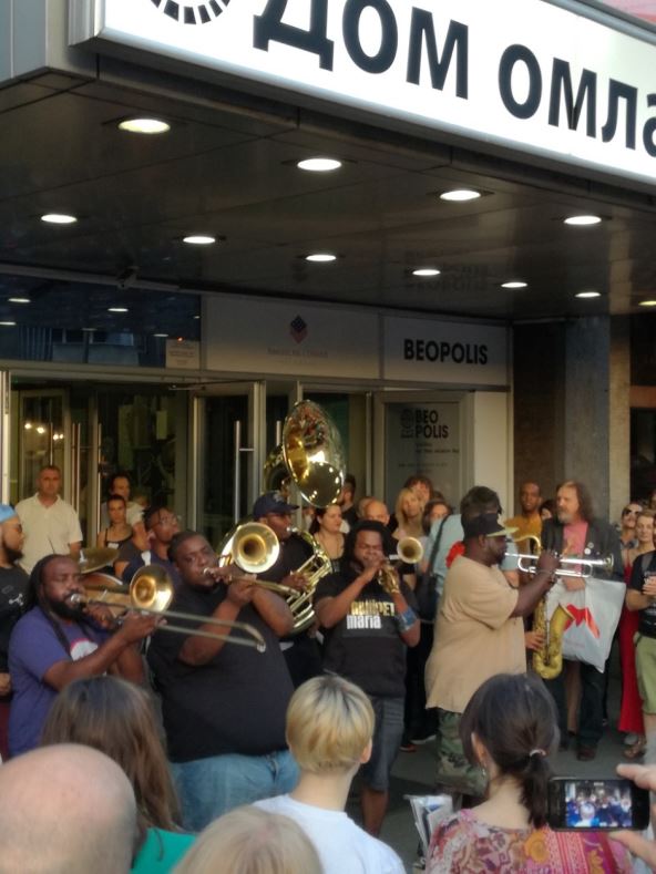 The Hot 8 Brass Band koncert ispred Doma omladine