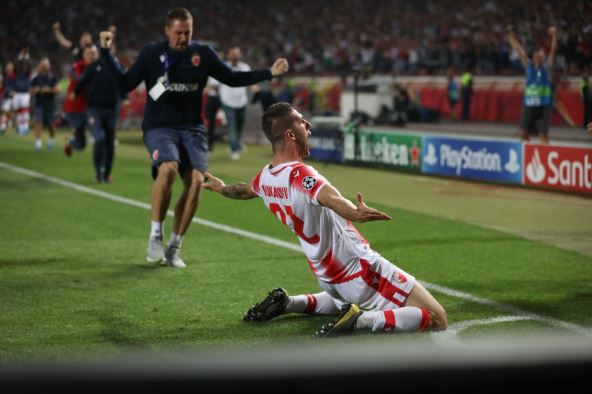 Crvena zvezda u Ligi šampiona atmosfera na stadionu navijači proslavili (VIDEO i FOTO)