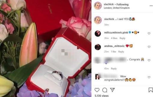 Željko Mitrović ćerka Kristina Mitrović veridba prsten foto