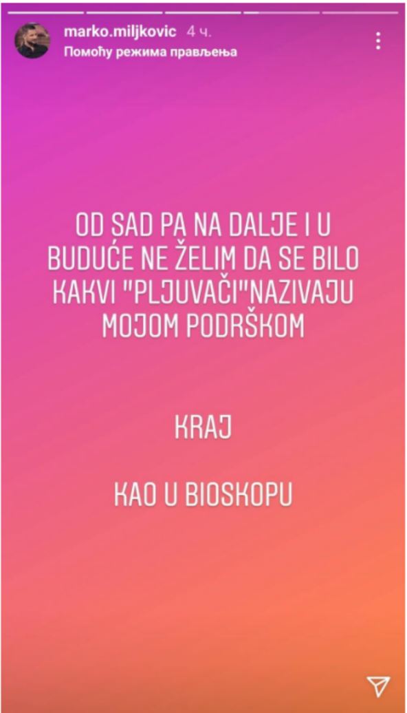 luna djogani marko miljkovic fanovi isprozivali luni marko im odgovorio