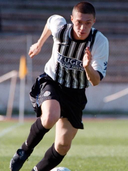 Ivica Iliev u dresu Partizana u oktobru 1998.