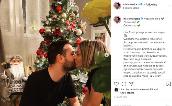 marijana micic pobedila korona virus instagram foto