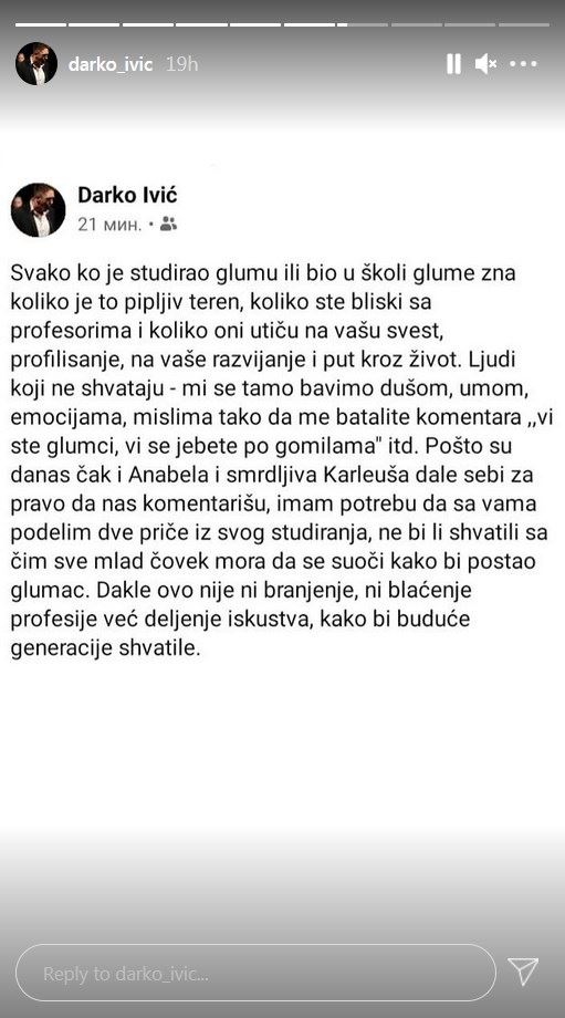 darko ivic iskustvo sa akademije