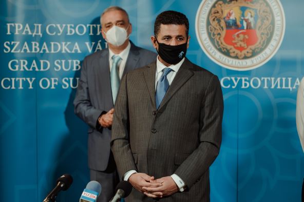 gradonacelnik subotice stevan bakic sastanak sa ambasadorom egipta