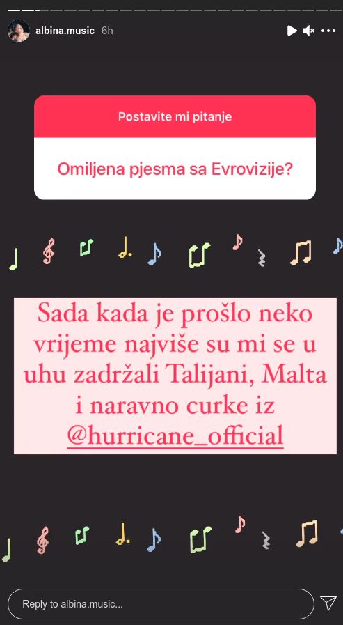 albina grcic hurricane evrovizija konkurencija komentar