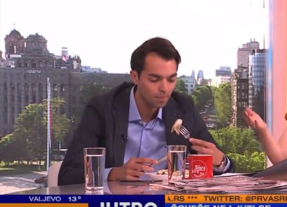 filip cukanovic jede palacinke jutarnji program video